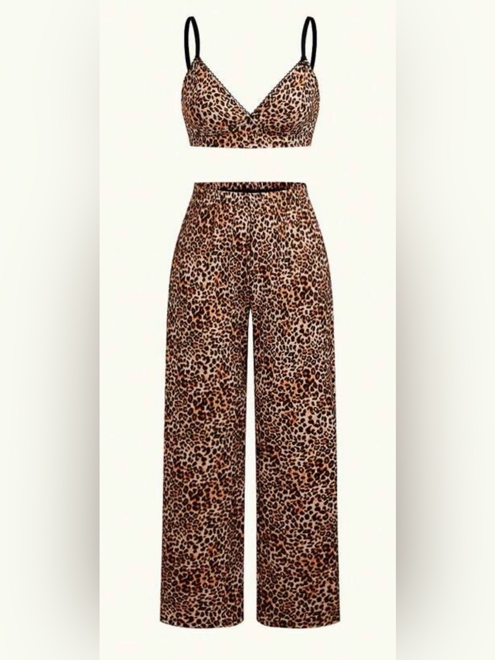 Leopard print PJ set
